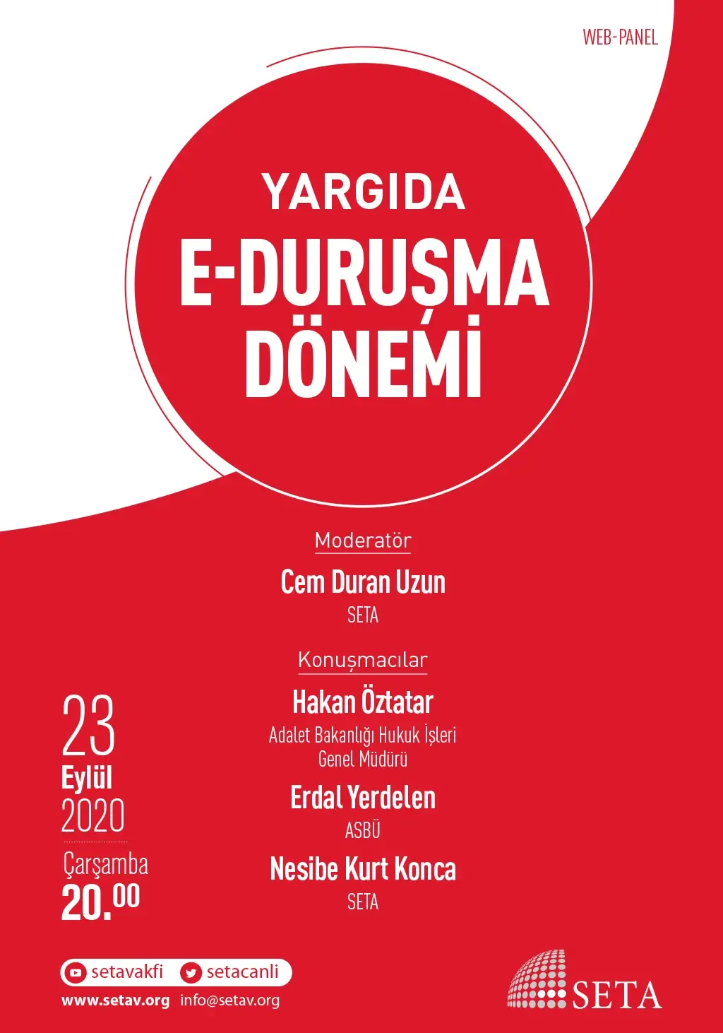 Web Panel: Yargıda E-Duruşma Dönemi