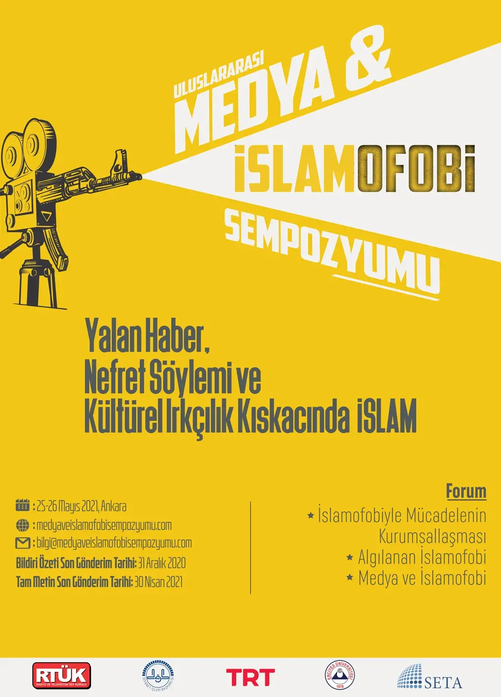 Uluslararası Medya ve İslamofobi Sempozyumu