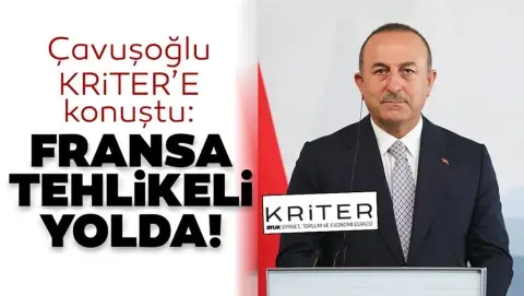 Dışişleri Bakanı Çavuşoğlu: “Fransa Tehlikeli Bir Yolda”