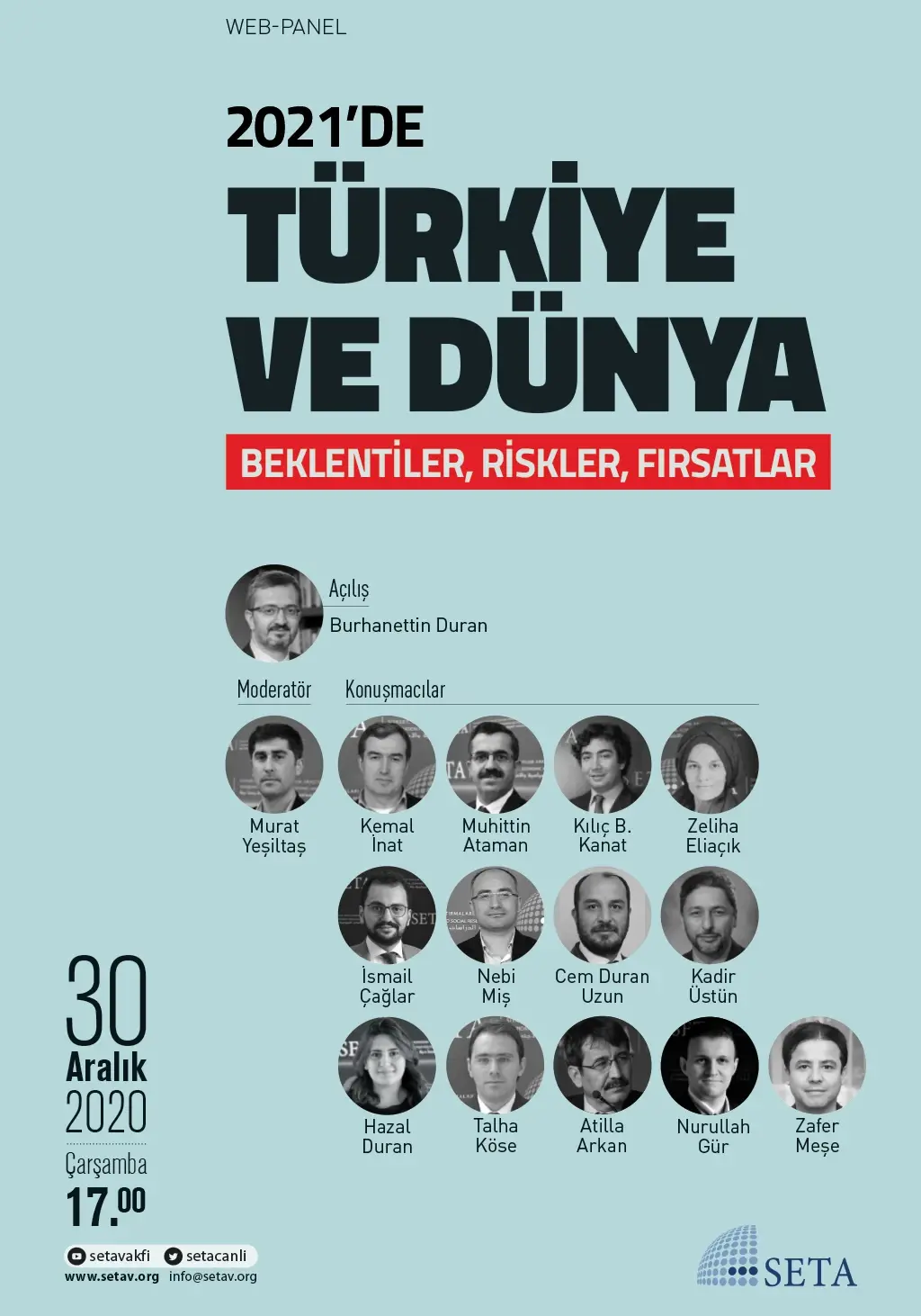 Web Panel: 2021’de Türkiye ve Dünya | Beklentiler, Riskler, Fırsatlar