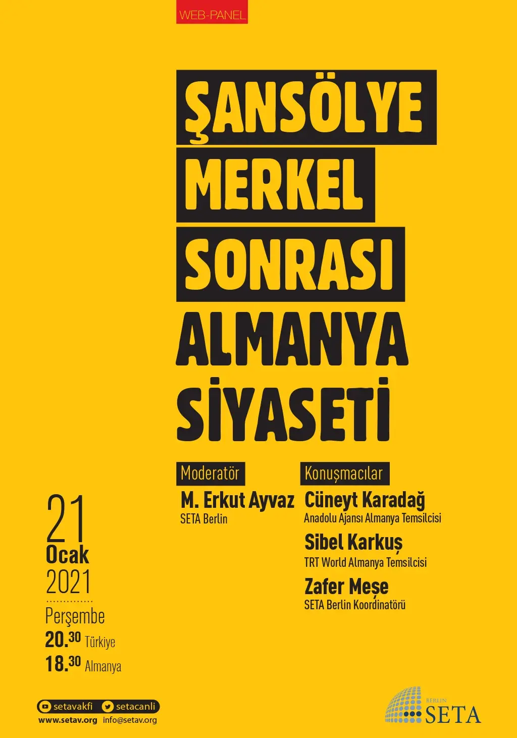 Web Panel: Şansölye Merkel Sonrası Almanya Siyaseti