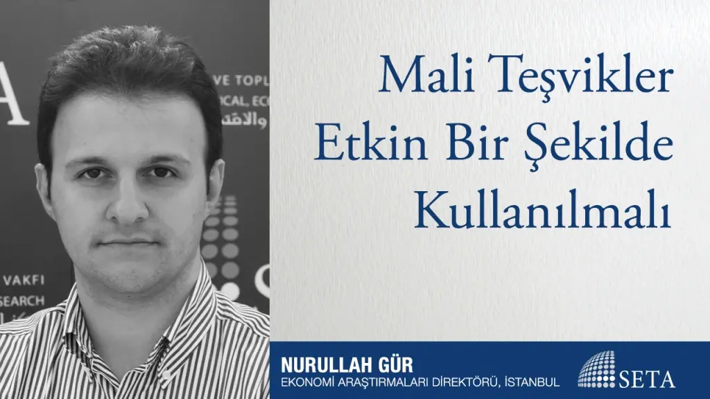 Mali Teşvikler Etkin Bir Şekilde Kullanılmalı