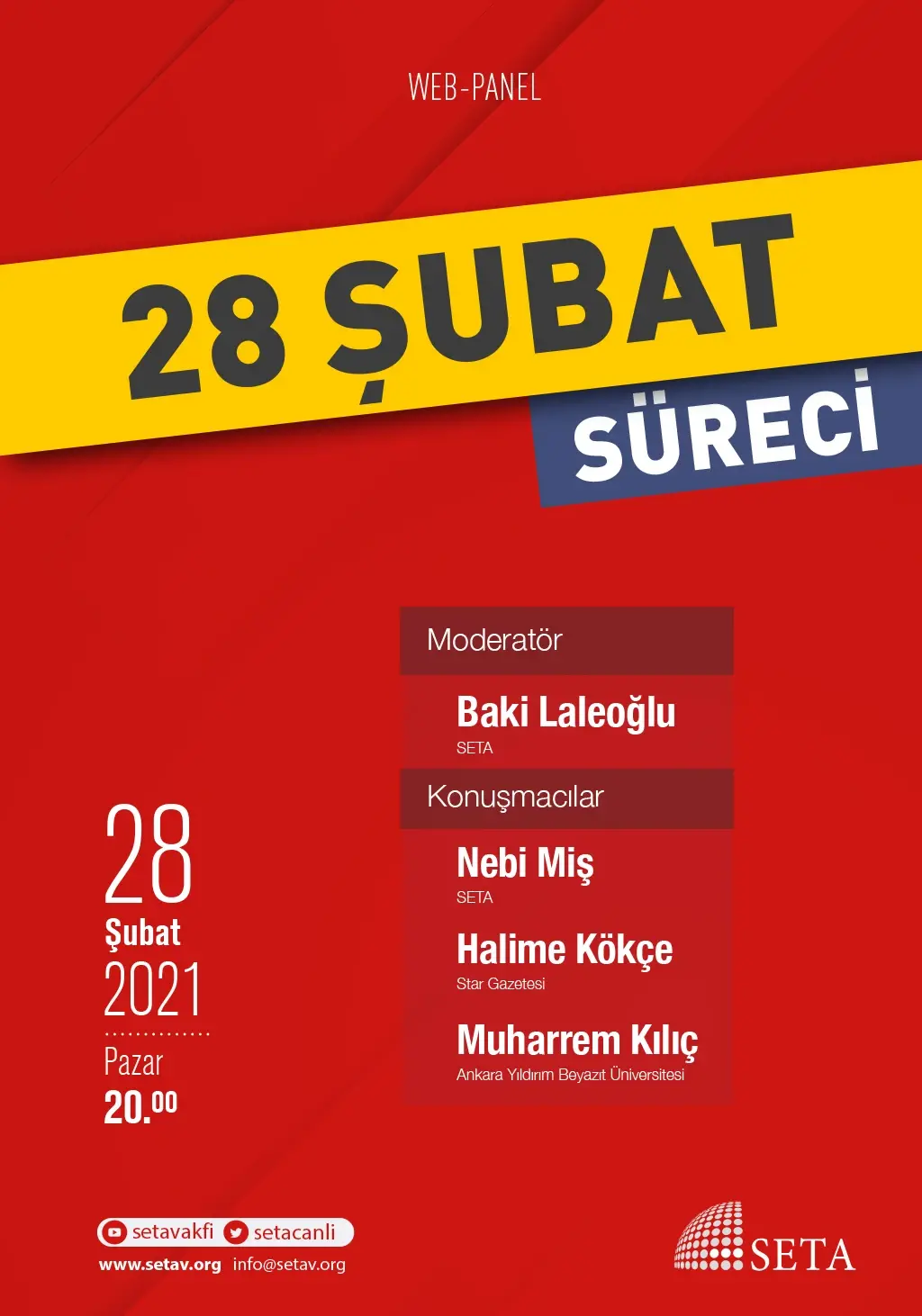 Web Panel: 28 Şubat Süreci