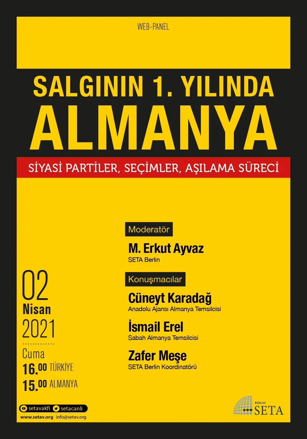 Web Panel: Salgının 1. Yılında Almanya | Siyasi Partiler, Seçimler, Aşılama Süreci