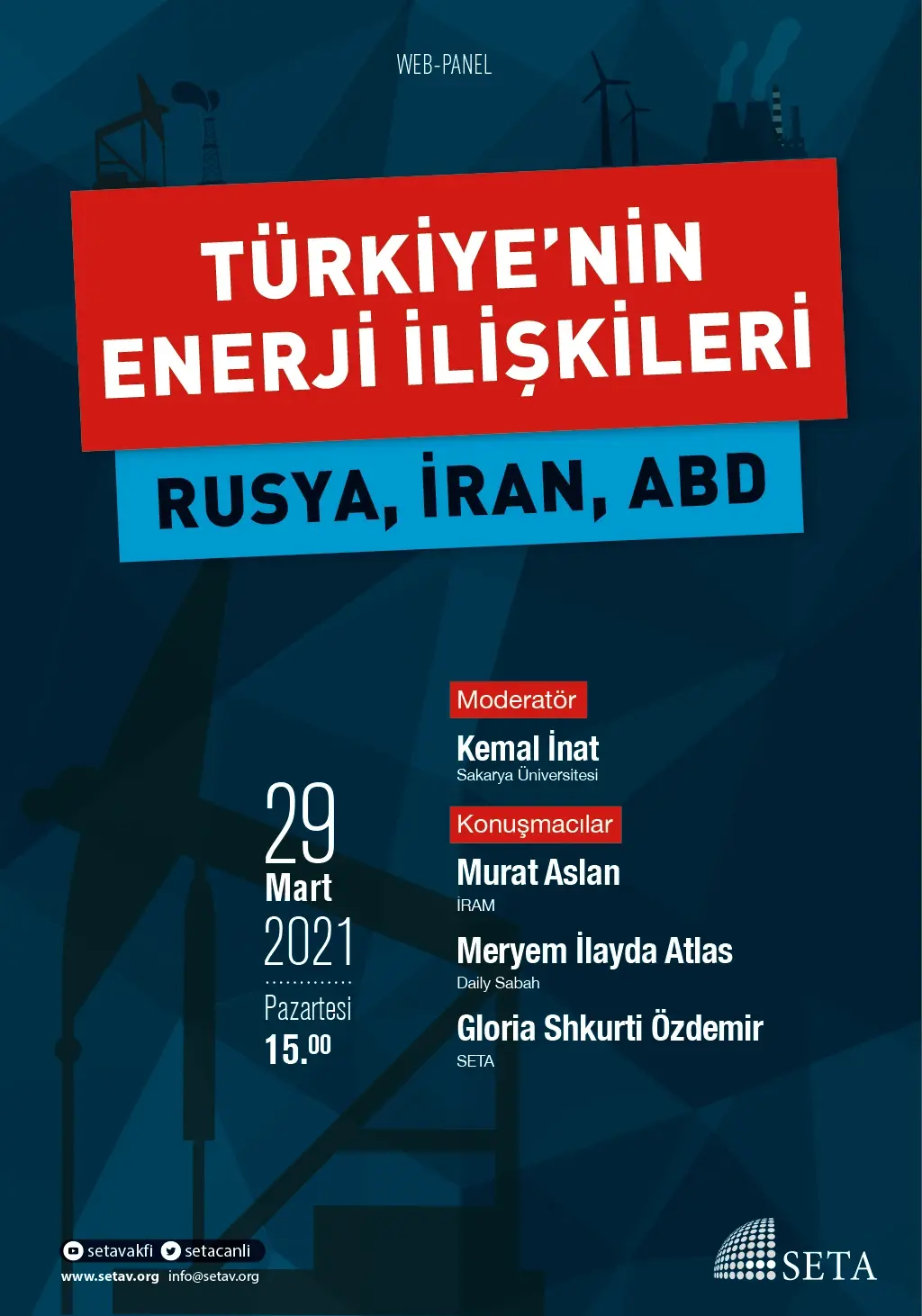 Web Panel: Türkiye’nin Enerji İlişkileri | Rusya, İran, ABD
