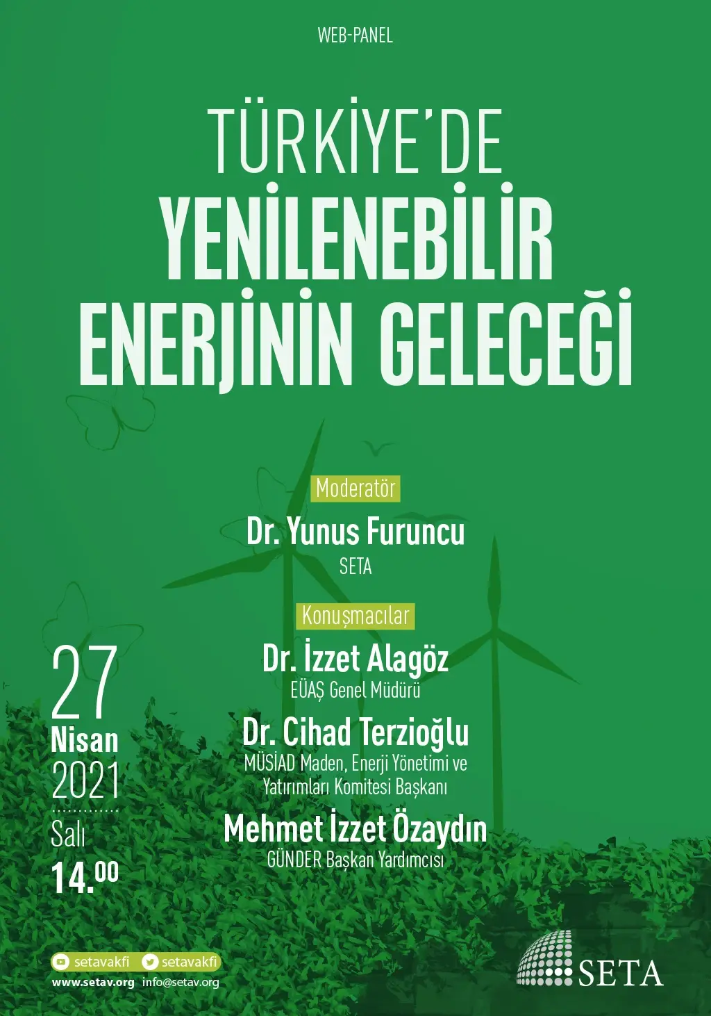 Web Panel: Türkiye’de Yenilenebilir Enerjinin Geleceği