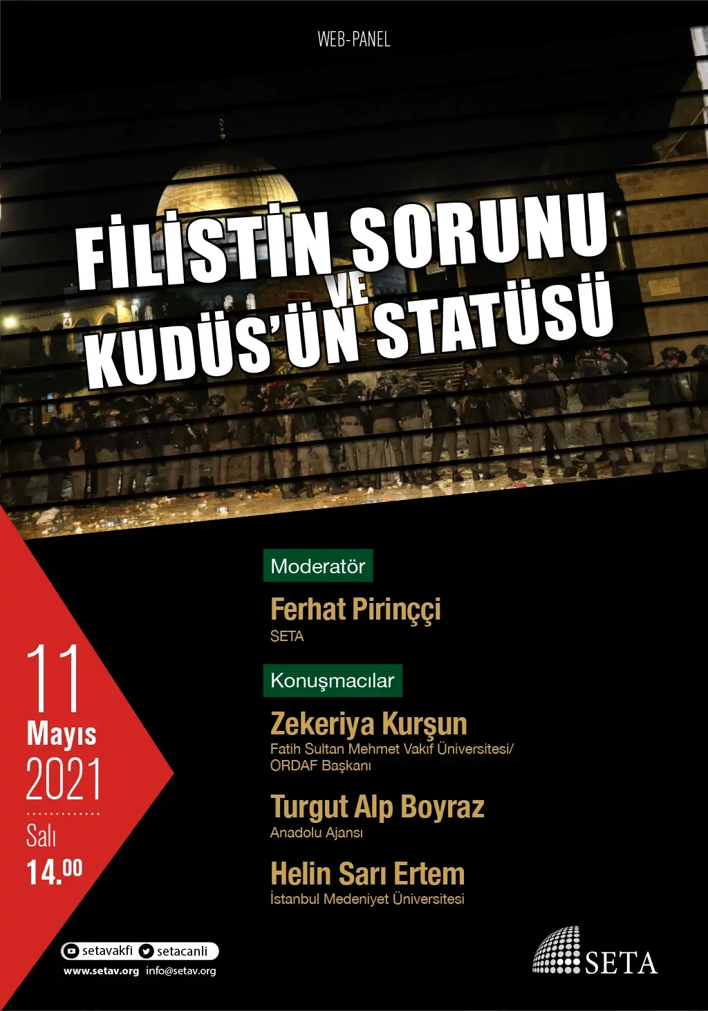 Web Panel: Filistin Sorunu ve Kudüs’ün Statüsü