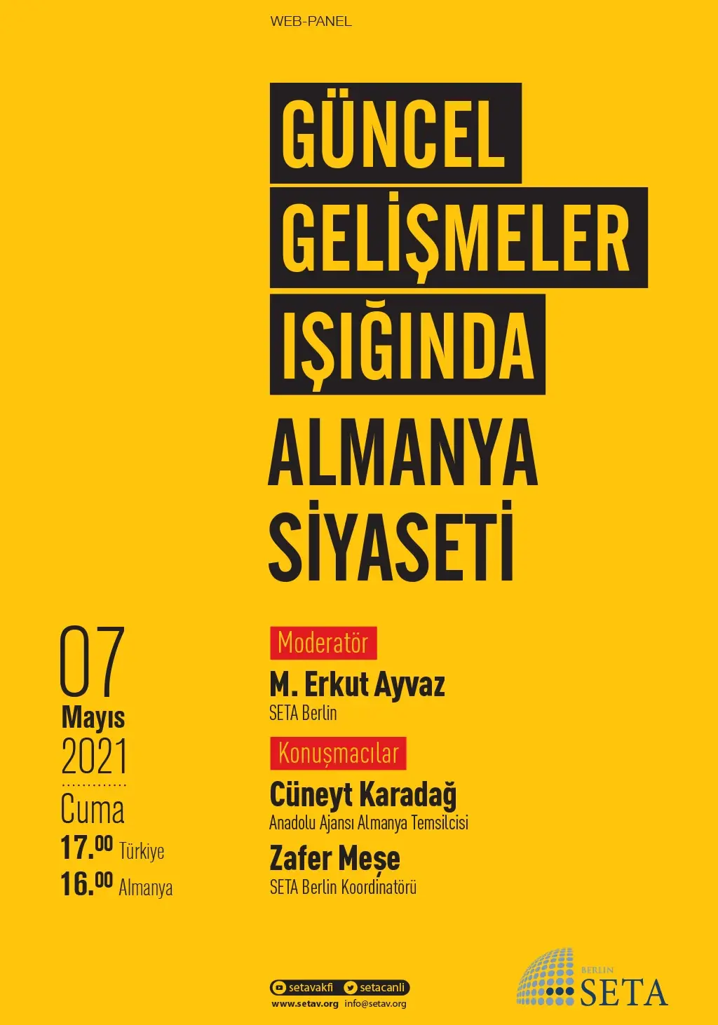 Web Panel: Güncel Gelişmeler Işığında Almanya Siyaseti