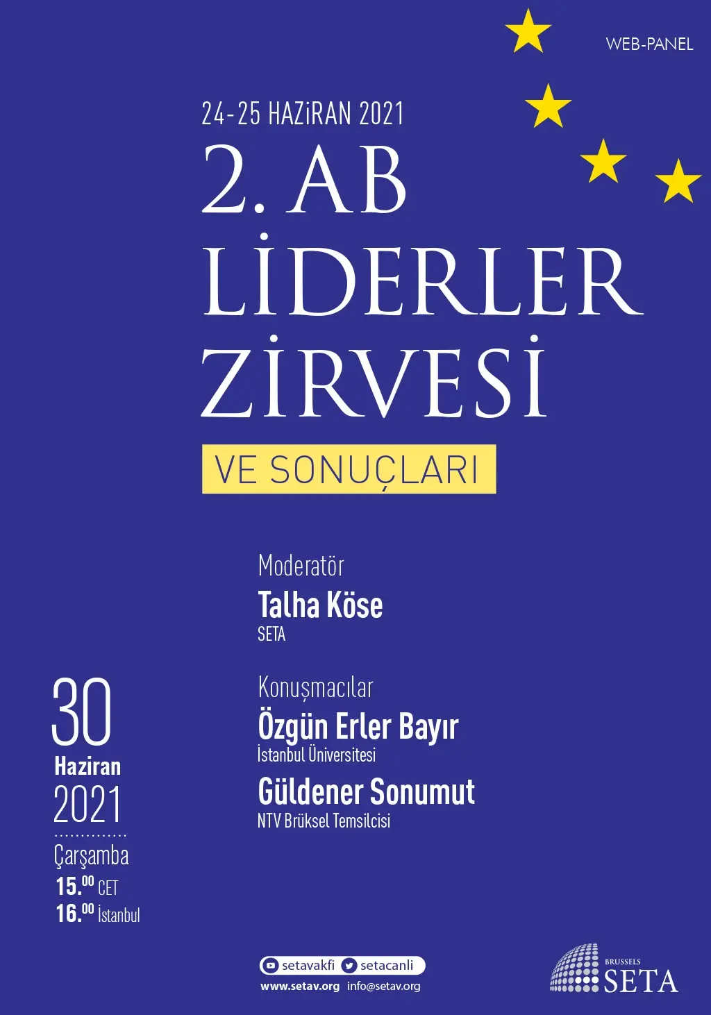Web Panel: 2. AB Liderler Zirvesi ve Sonuçları