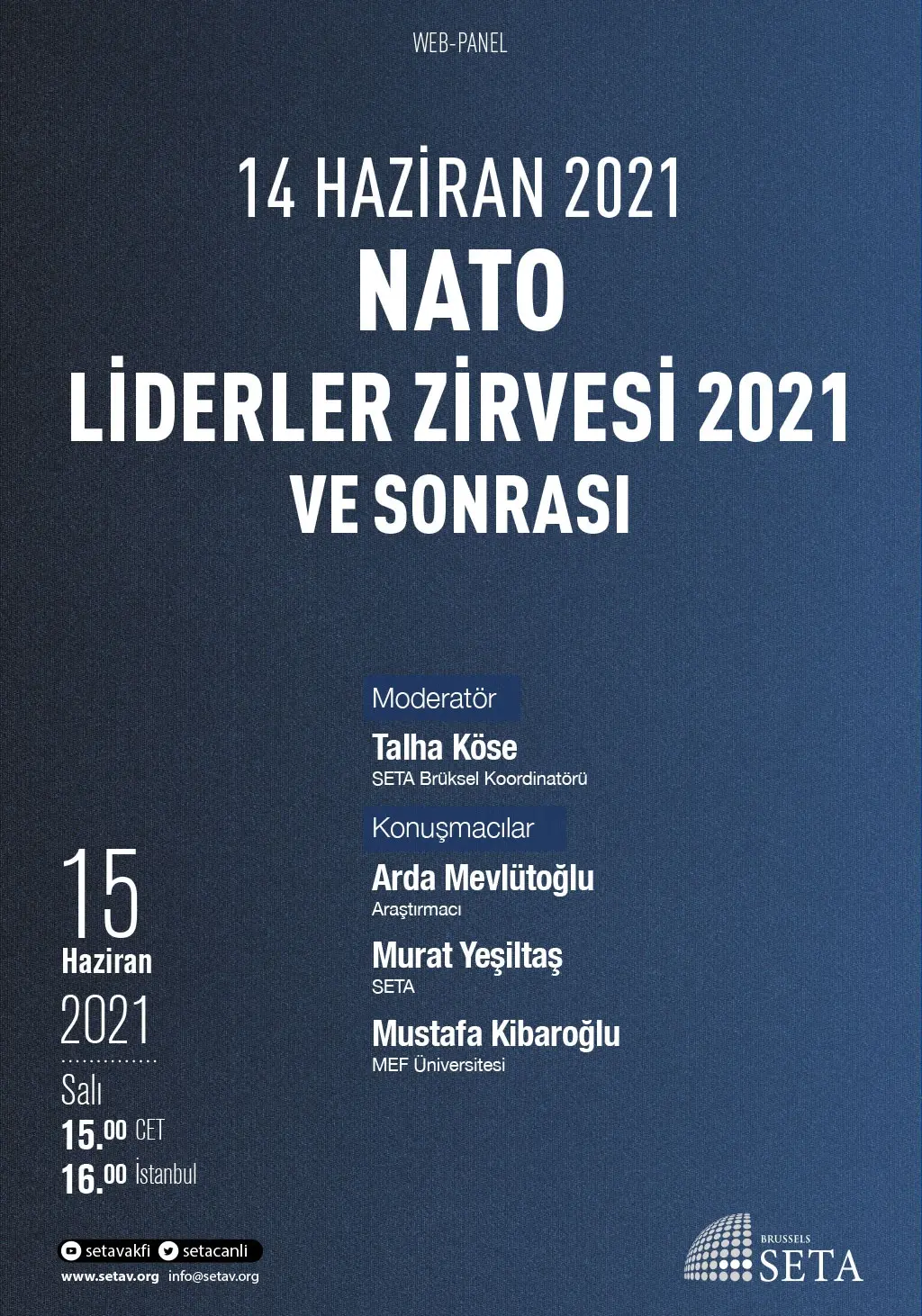 Web Panel: NATO Liderler Zirvesi 2021 ve Sonrası