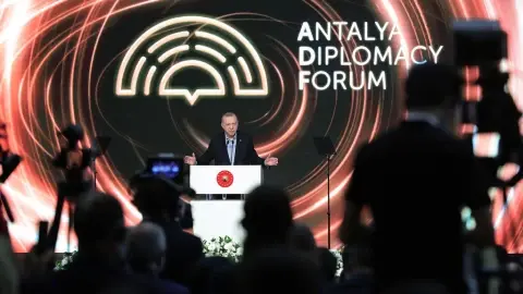 Son durak Antalya Diplomasi Forumu...