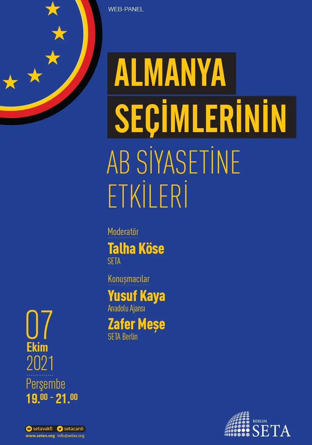 Web Panel: Almanya Seçimlerinin AB Siyasetine Etkileri