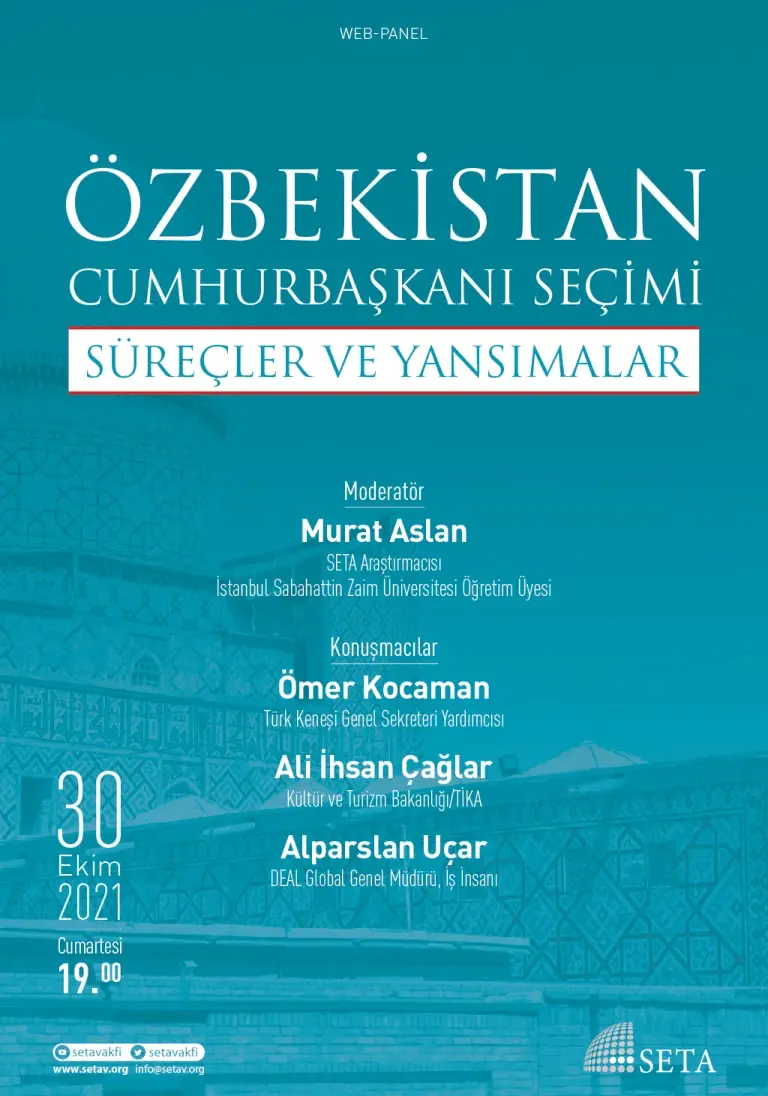 Web Panel: Özbekistan Cumhurbaşkanı Seçimi | Süreçler ve Yansımalar
