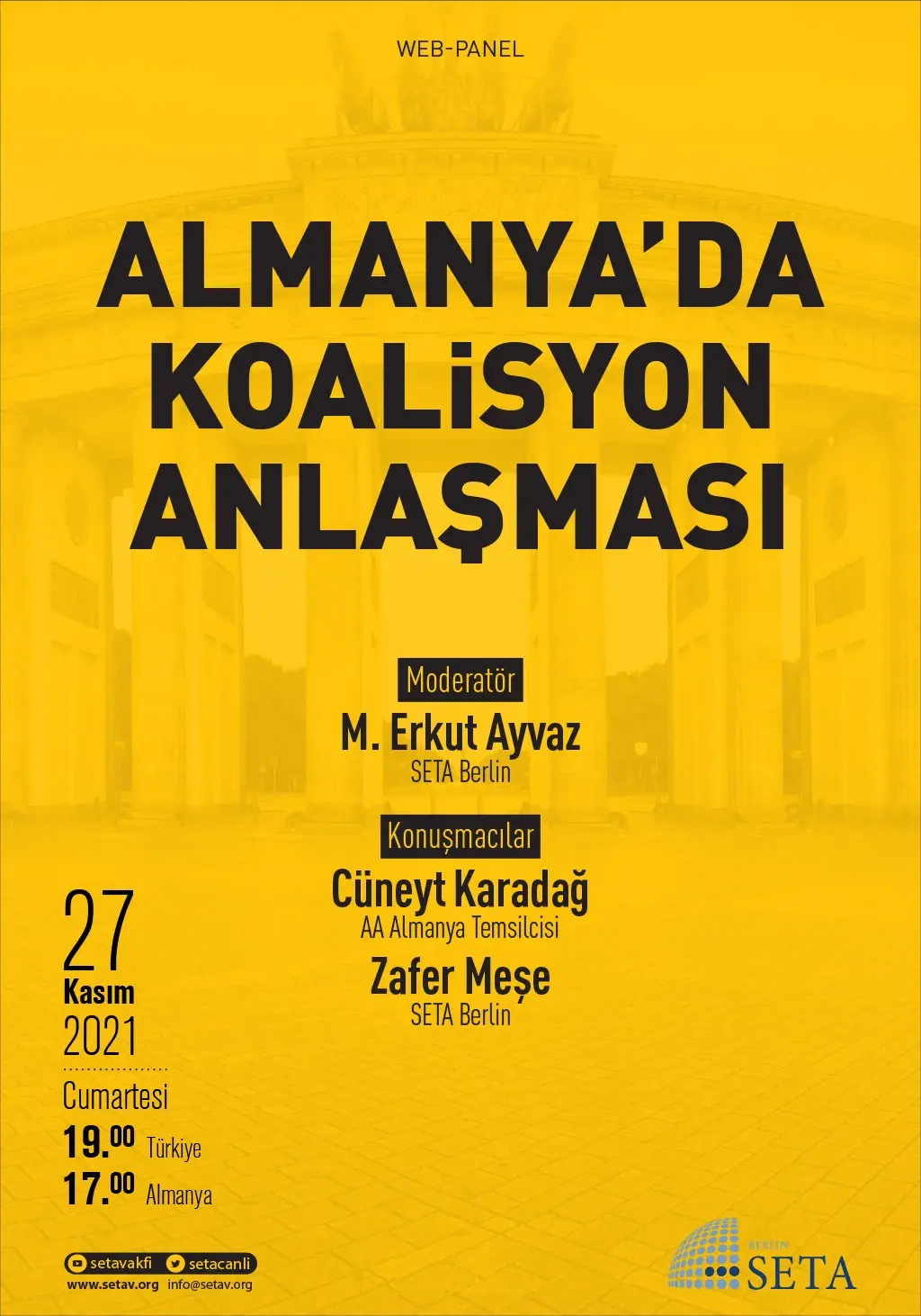 Web Panel: Almanya’da Koalisyon Anlaşması