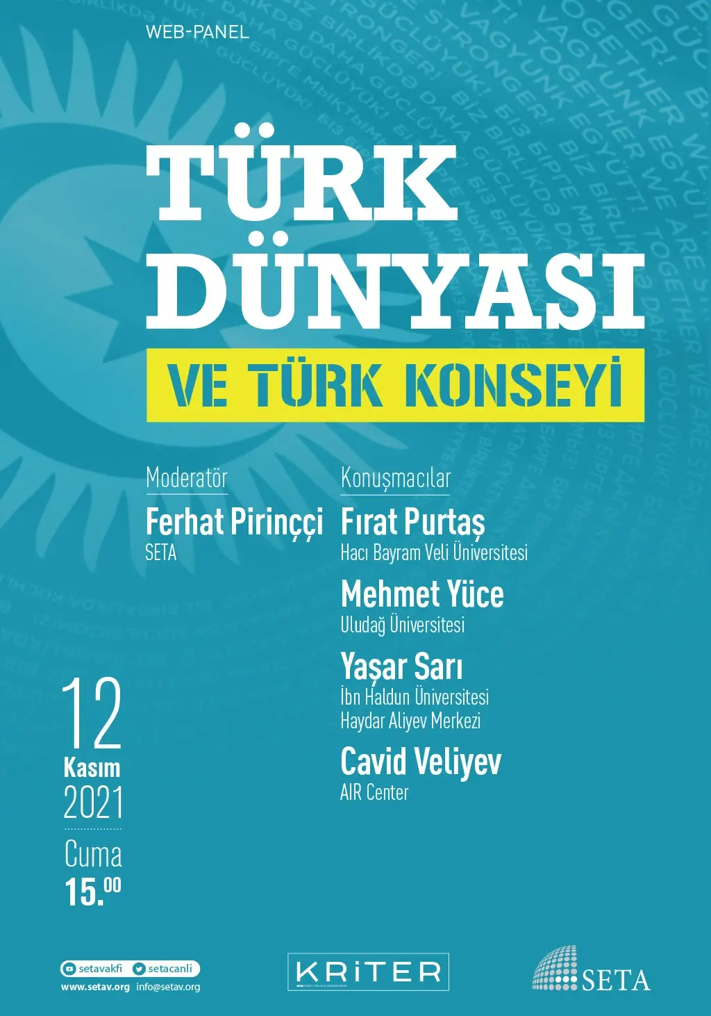 Web Panel: Türk Dünyası ve Türk Konseyi