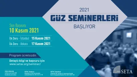SETA 2021 Güz Dönemi Seminer Programı Başlıyor!