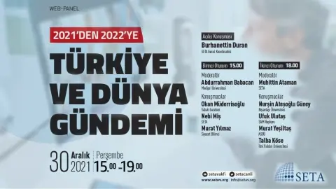 SETA ’2021’den 2022’ye Türkiye ve Dünya Gündemi’ paneli düzenledi
