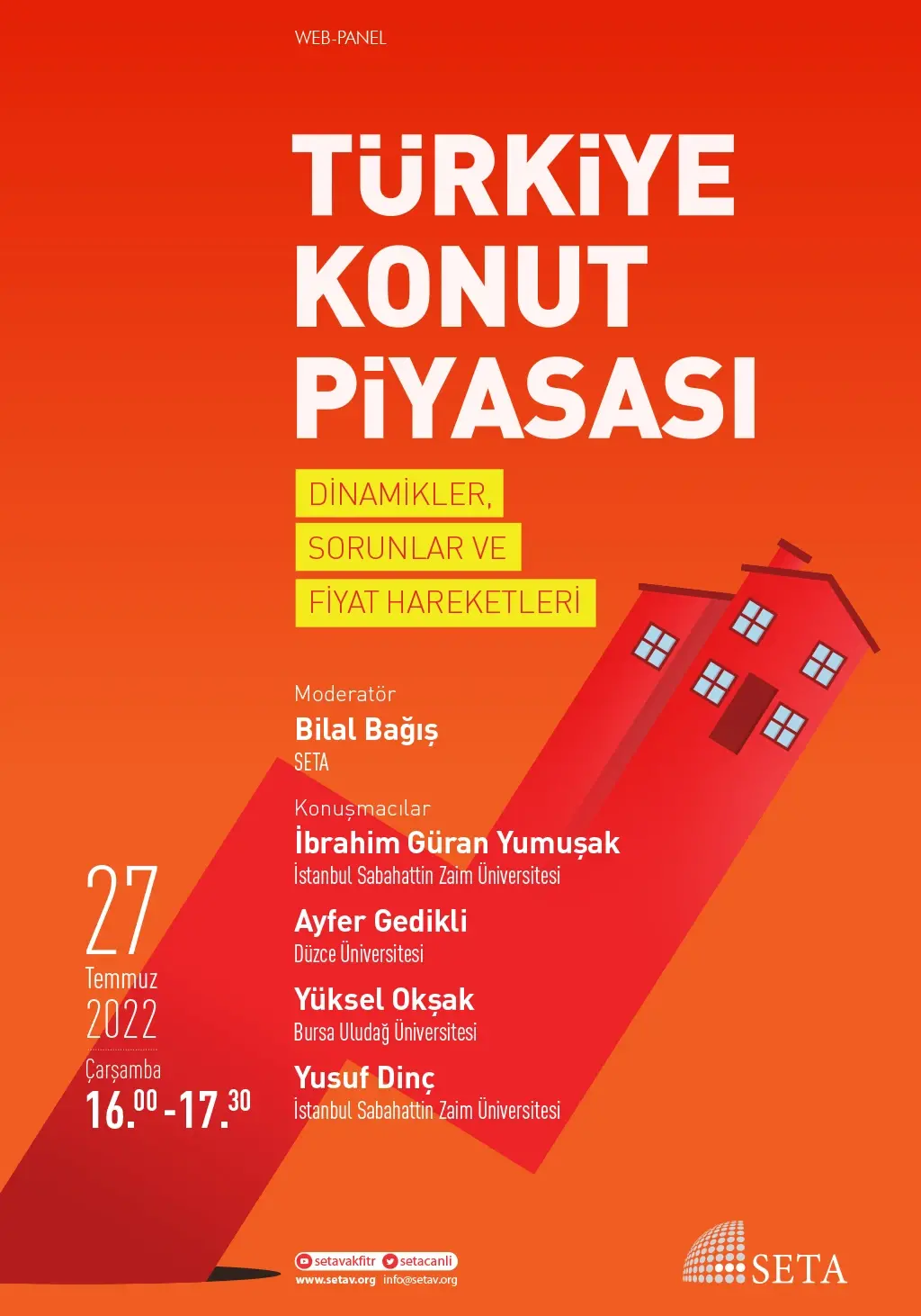 Web Panel: Türkiye Konut Piyasası | Dinamikler, Sorunlar ve Fiyat Hareketleri
