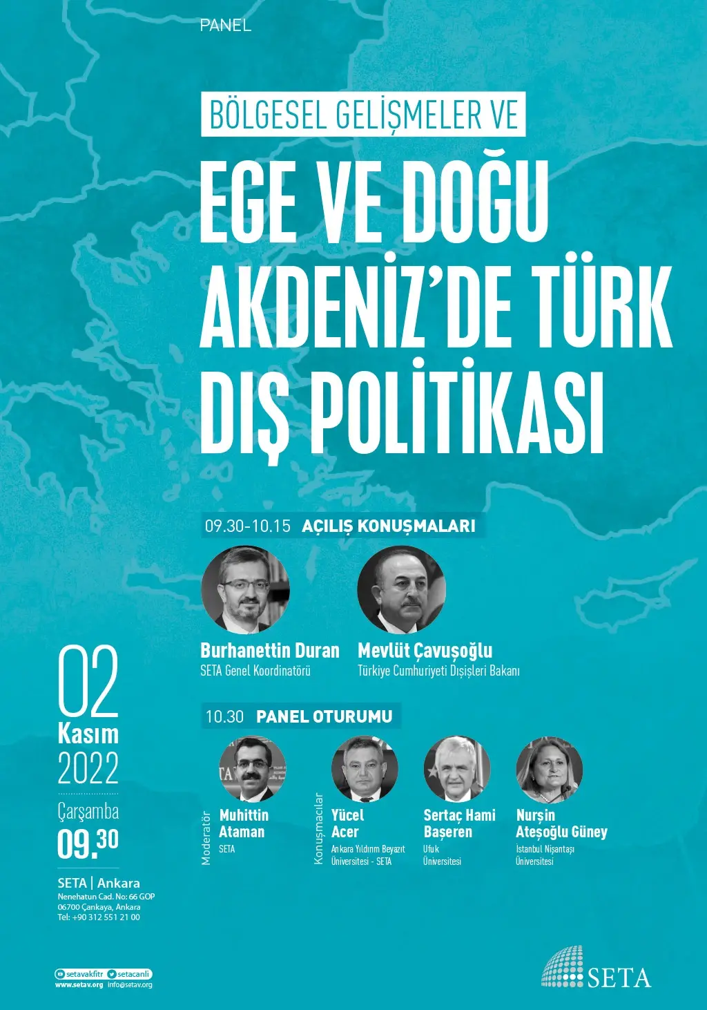 Panel: Ege ve Doğu Akdeniz’de Türk Dış Politikası