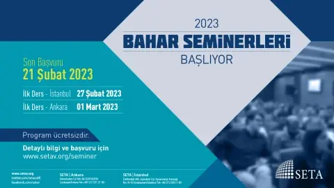 SETA 2023 Bahar Dönemi Seminer Programı Başlıyor!