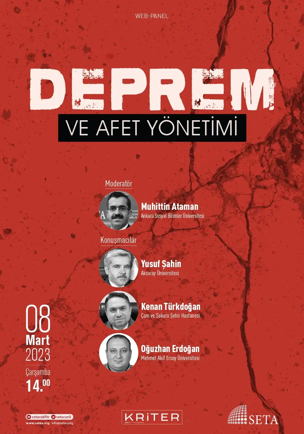 Web Panel: Deprem ve Afet Yönetimi