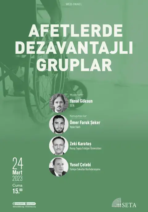 Web Panel: Afetlerde Dezavantajlı Gruplar
