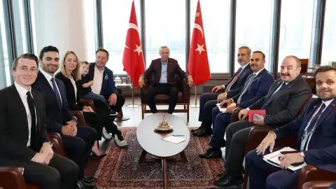 Cumhurbaşkanı Erdoğan-Elon Musk Görüşmesi