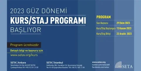 SETA 2023 Güz Dönemi Kurs/Staj Programı Başlıyor