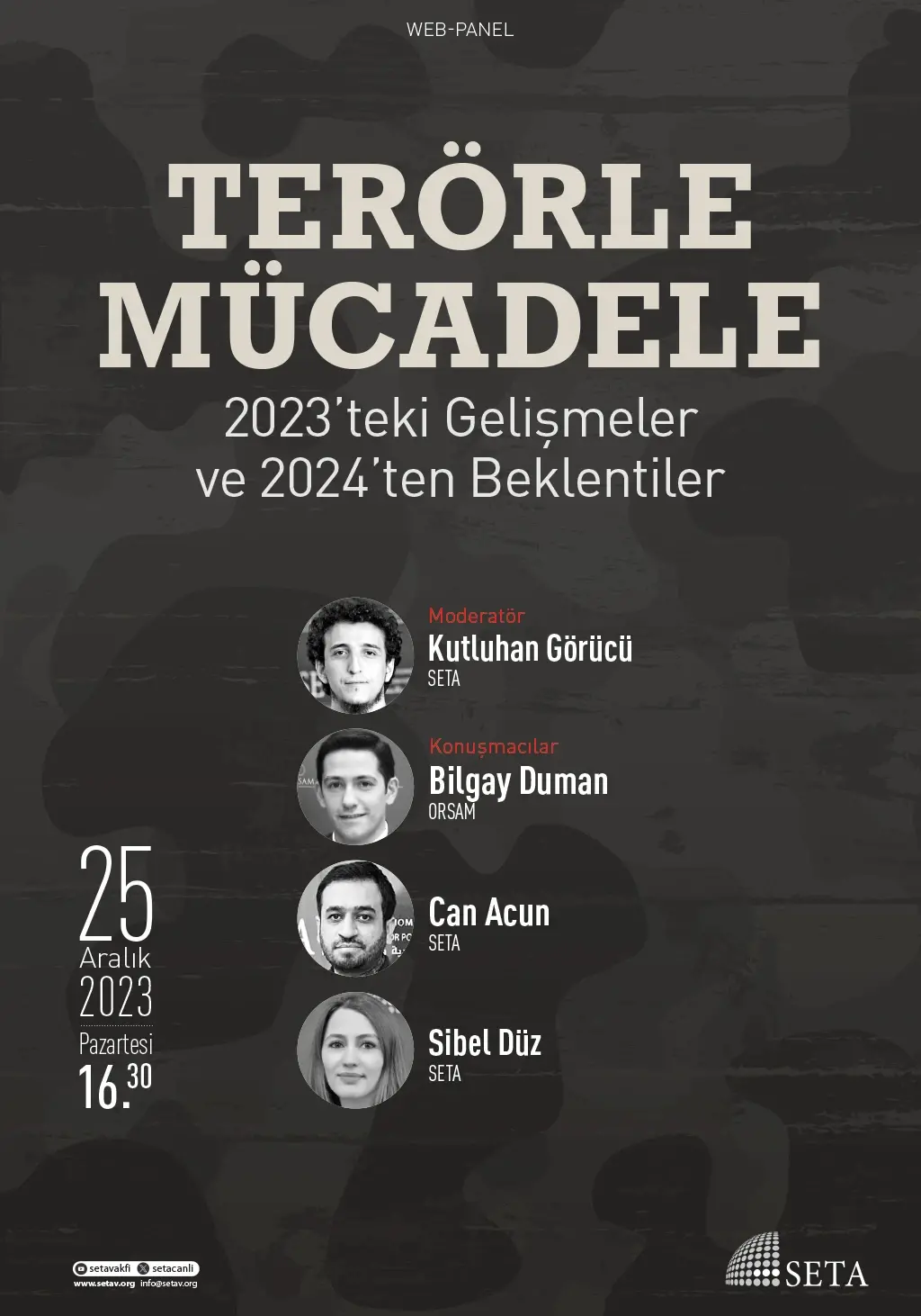 Web Panel: Terörle Mücadele | 2023’teki Gelişmeler ve 2024’ten Beklentiler