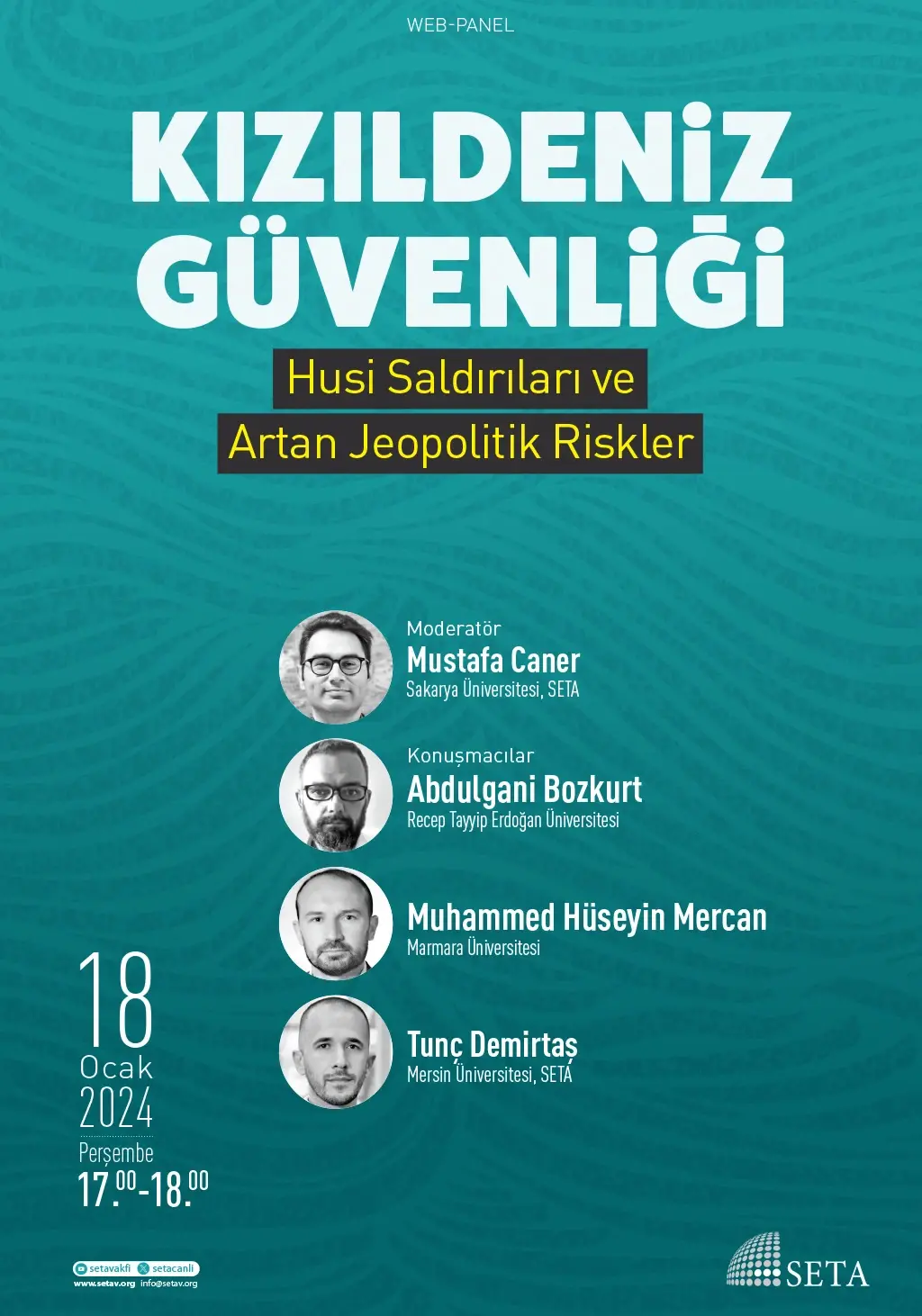 Web Panel: Kızıldeniz Güvenliği | Husi Saldırıları ve Artan Jeopolitik Riskler