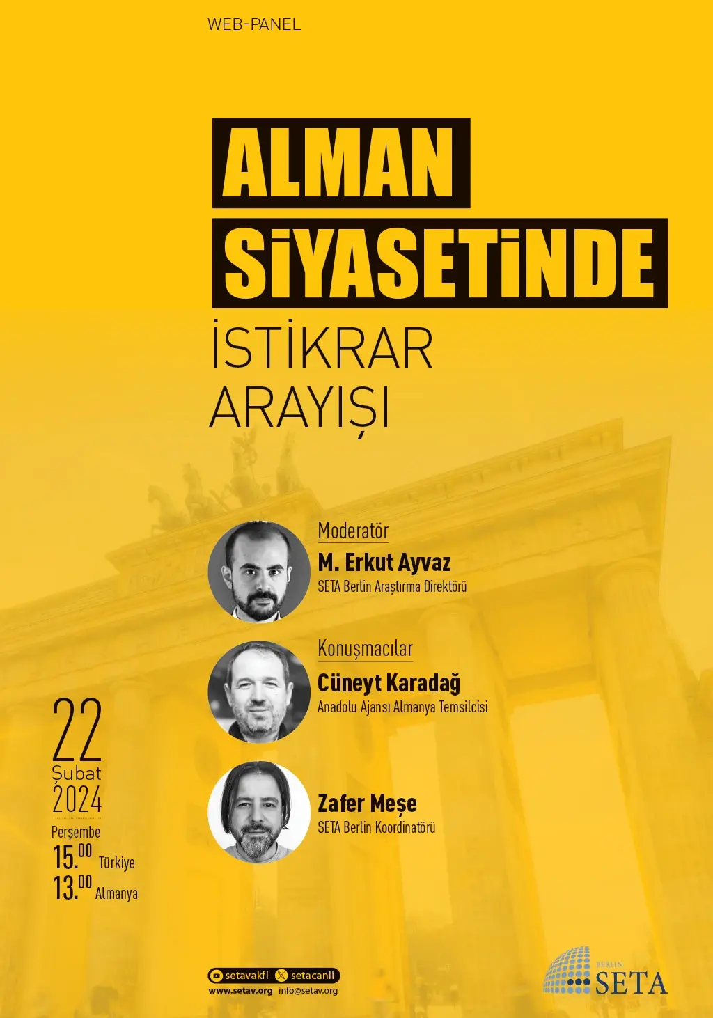 Web Panel: Alman Siyasetinde İstikrar Arayışı