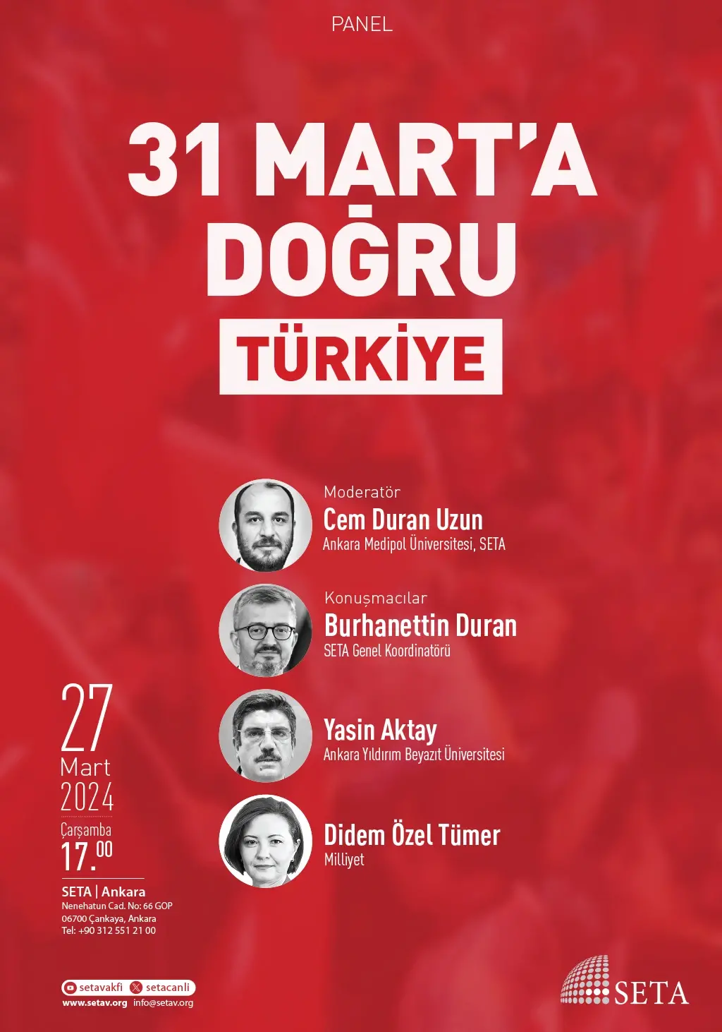 Panel: 31 Mart’a Doğru Türkiye
