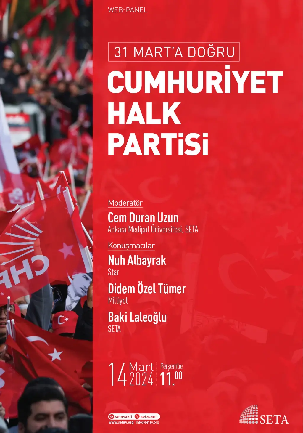 Web Panel: 31 Mart’a Doğru Cumhuriyet Halk Partisi
