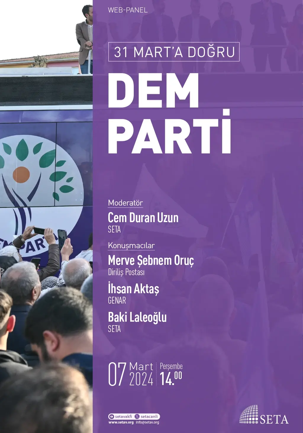 Web Panel: 31 Mart’a Doğru DEM Parti