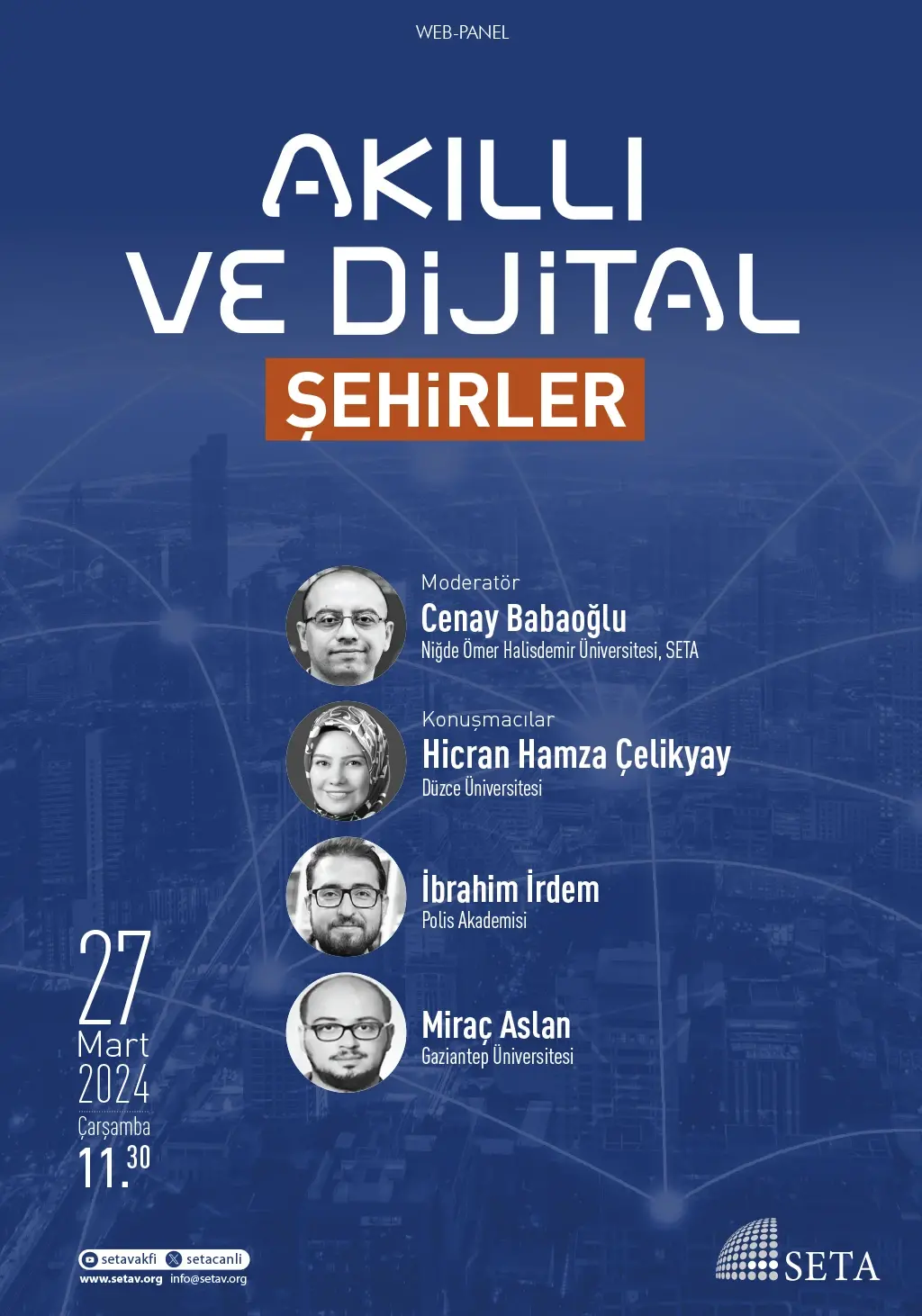 Web Panel: Akıllı ve Dijital Şehirler