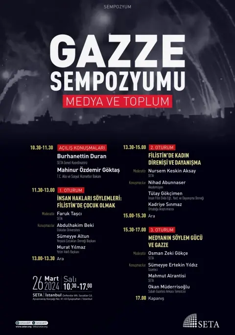Gazze Sempozyumu | Medya ve Toplum