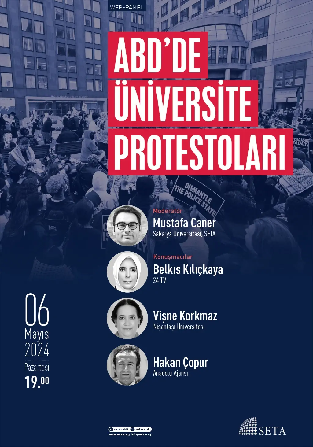 Web Panel: ABD’de Üniversite Protestoları