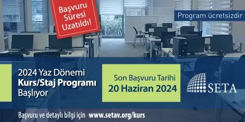 SETA 2024 Yaz Kurs/Staj Programı Başlıyor