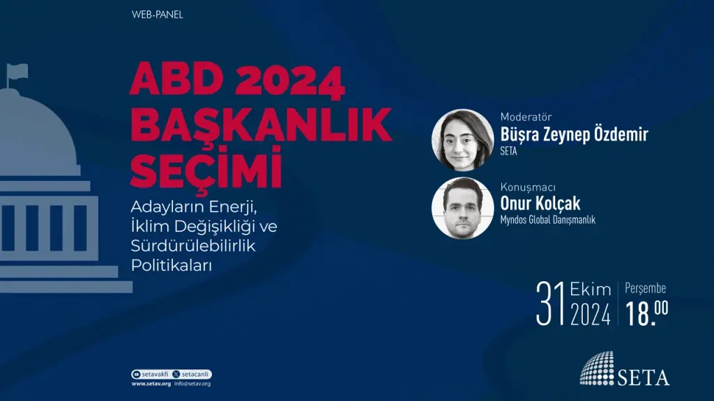 Web Panel: ABD 2024 Başkanlık Seçimi | Adayların Enerji, İklim Değişikliği ve Sürdürülebilirlik Politikaları