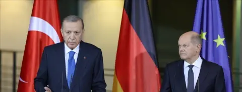 Şansölye Scholz ve Cumhurbaşkanı Erdoğan’ın Türk-Alman İlişkilerini Yeniden Ele Alması Bekleniyor