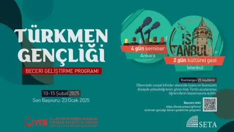 Türkmen Gençliği Beceri Geliştirme Programı Başlıyor!