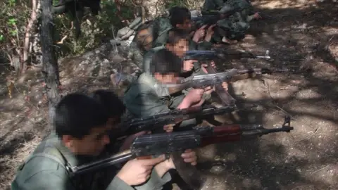 Terör Örgütü PKK/YPG Zorla Silah Altına Aldığı Çocukları Aktif Olarak Kullanmaya Devam Ediyor