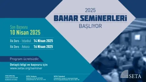SETA 2025 Bahar Dönemi Seminer Programı Başlıyor!