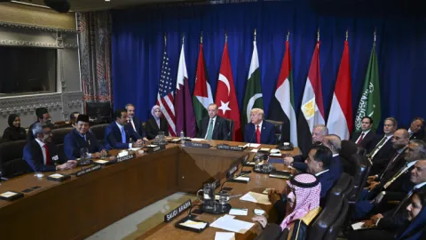 Cumhurbaşkanı Erdoğan ile ABD Başkanı Trump'ın da katıldığı Gazze toplantısı yapıldı