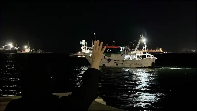 Libya'dan 'Ömer Muhtar' gemisi Küresel Sumud Filosu'na katılmak üzere yola çıktı