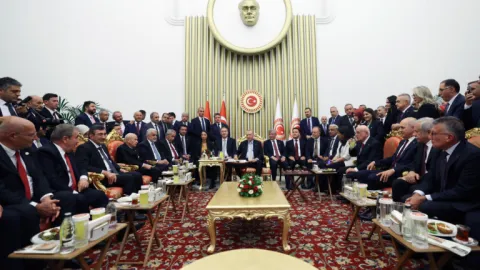 Meclis'te 28. Dönem 4. Yasama Yılı resepsiyonu