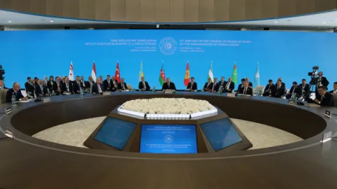 Azerbaycan'ın Gebele şehrinde 'Türk Devletleri Teşkilatı 12. Zirvesi' başladı