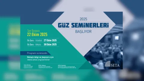 SETA 2025 Güz Dönemi Seminer Programı Başlıyor!