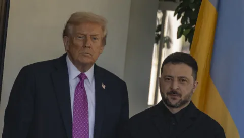 ABD Başkanı Trump, Ukrayna Cumhurbaşkanı Zelenski'yi Beyaz Saray'da karşıladı