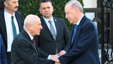 Cumhurbaşkanı Erdoğan, MHP Genel Başkanı Bahçeli ile görüştü